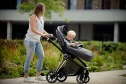 Ding Fenix Grey/Silver Kinderwagen DI-191703 -KinderReisWereldNederland ding fenix grey silver kinderwagen