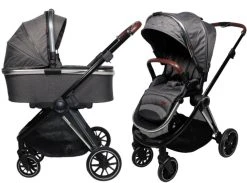 Ding Fenix Grey/Silver Kinderwagen DI-191703