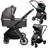 Ding Fenix Grey/Silver 3-in-1 Combi Kinderwagen Incl. Autostoel