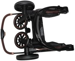 Ding Fenix Black/Rose Kinderwagen DI-191702 28 Ding Fenix Black/Rose Kinderwagen DI-191702 -KinderReisWereldNederland ding fenix kinderwagen ingeklapt 1