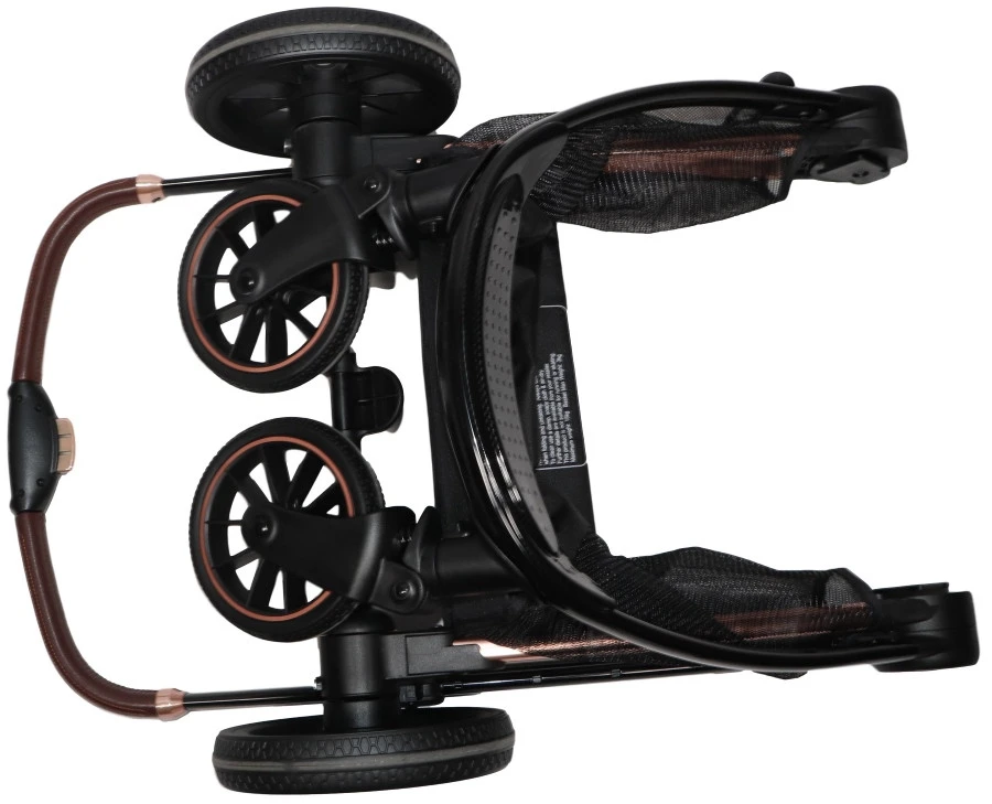 Ding Fenix Grey/Silver 3-in-1 Combi Kinderwagen Incl. Autostoel 16 Ding Fenix Grey/Silver 3-in-1 Combi Kinderwagen Incl. Autostoel - Afbeelding 16