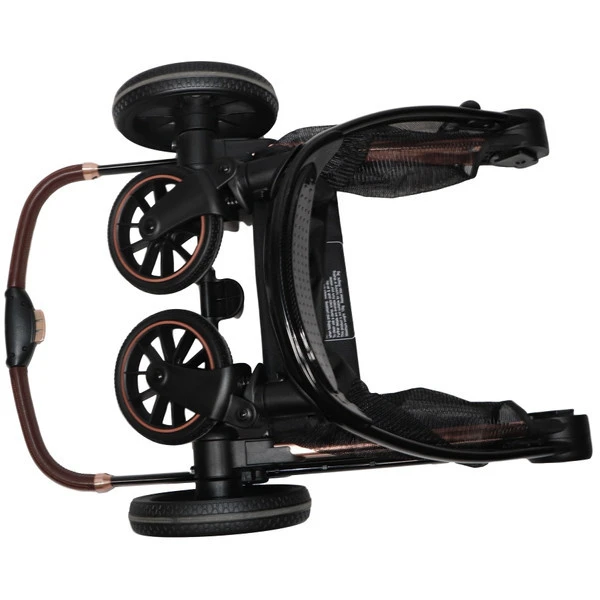 Ding Fenix Black/Black 3-in-1 Combi Kinderwagen Incl. Autostoel 15 Ding Fenix Black/Black 3-in-1 Combi Kinderwagen Incl. Autostoel - Afbeelding 15