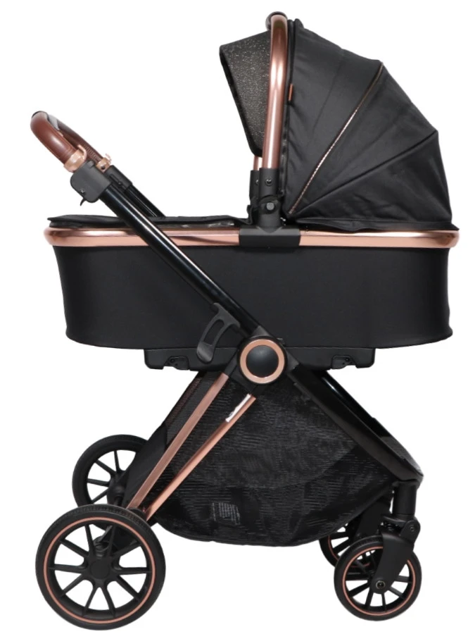 Ding Fenix Black/Rose Kinderwagen DI-191702 4 Ding Fenix Black/Rose Kinderwagen DI-191702 - Afbeelding 4