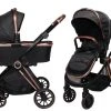 Ding Fenix Black/Rose Kinderwagen DI-191702