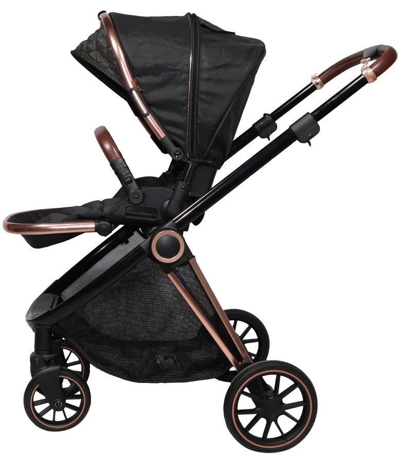 Ding Fenix Black/Rose Kinderwagen DI-191702 9 Ding Fenix Black/Rose Kinderwagen DI-191702 - Afbeelding 9
