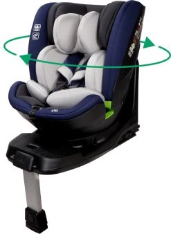 Ding Troy Navy 360° I-Size Autostoel 0-36 Kg DI-101925