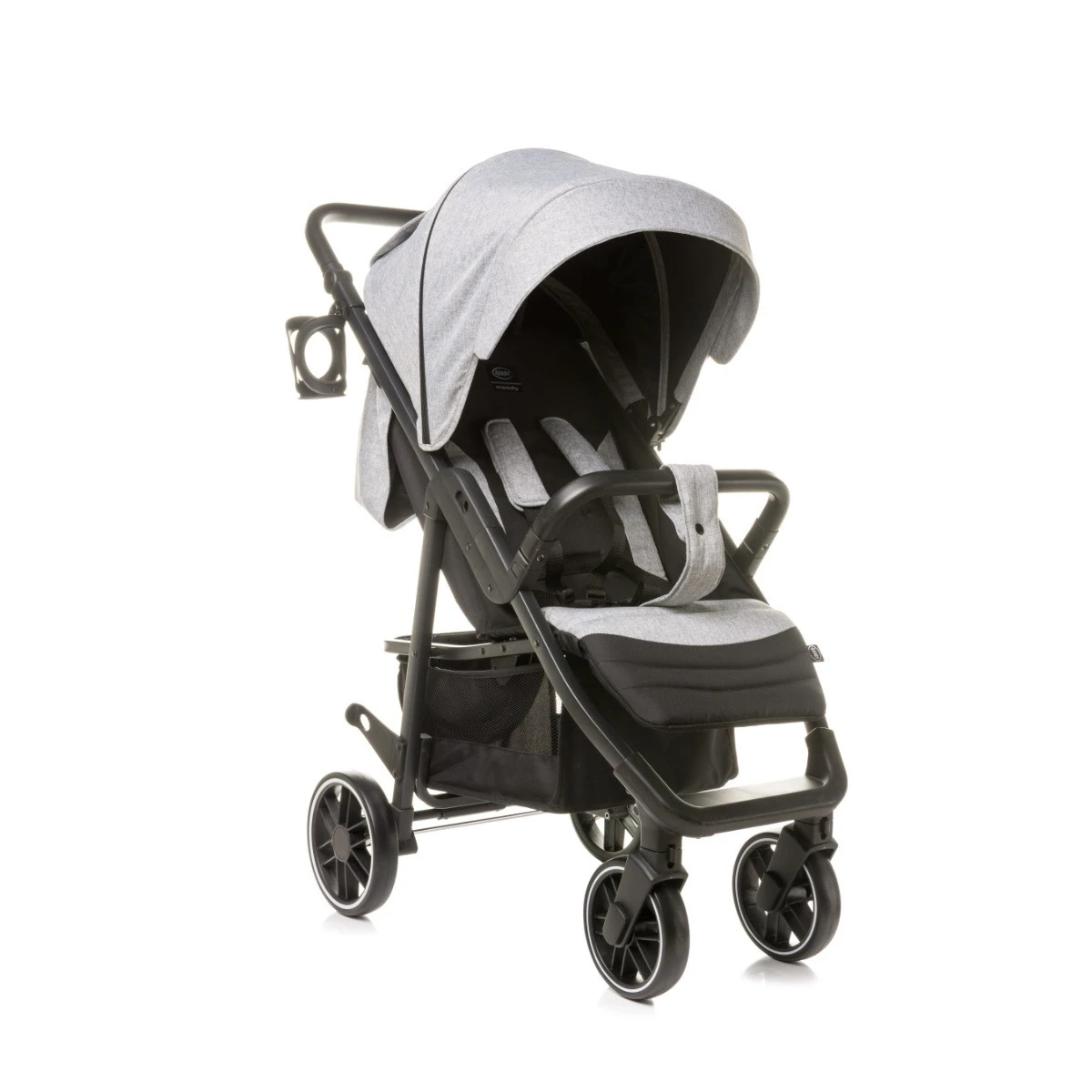 4Baby Moody XXII Grey Wandelwagen Incl. Beenkap 3 4Baby Moody XXII Grey Wandelwagen Incl. Beenkap - Afbeelding 3