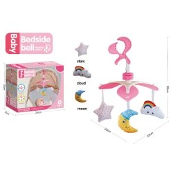 Eco Toys Pink Babymobiel Kinderwagen Speelgoed HC527702 -KinderReisWereldNederland eco toys pink babymobiel 2