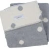 Zaffiro Ecru & Grijs Gestipt 75 X 100 Cm Wiegdeken 14970
