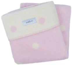 Zaffiro Ecru & Roze Gestipt 100 X 150 Cm Ledikantdeken 15274