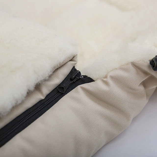 Zaffiro Wol Beige Universele Afritsbare Voetenzak S6 -1.1 2 Zaffiro Wol Beige Universele Afritsbare Voetenzak S6 -1.1 - Afbeelding 2