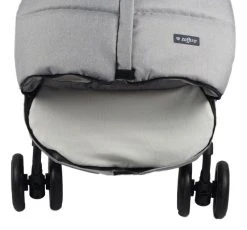 Zaffiro Beige Universele Voetenzak S12 -1.1 -KinderReisWereldNederland grijs melange footmuff 1 8