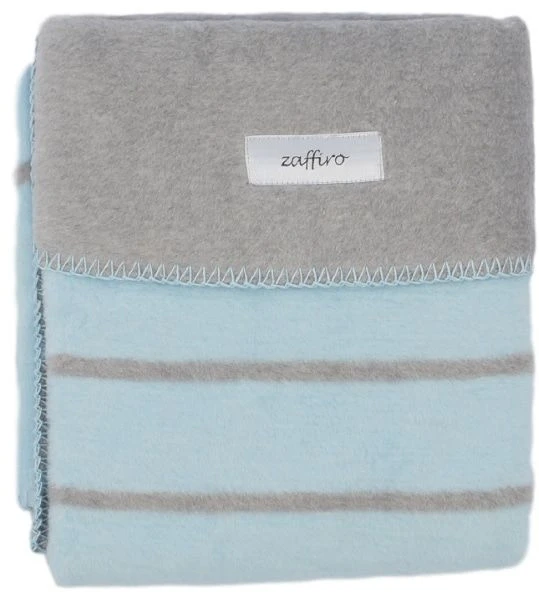 Zaffiro Grijs & Lichtblauw Gestreept 75 X 100 Cm Wiegdeken 15205 4 Zaffiro Grijs & Lichtblauw Gestreept 75 X 100 Cm Wiegdeken 15205 - Afbeelding 4