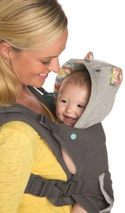 Infantino Cuddle Up Ergonomic Hoodie Draagzak BK-05331 -KinderReisWereldNederland infantino cuddle up hoodie carrier bk05331 1