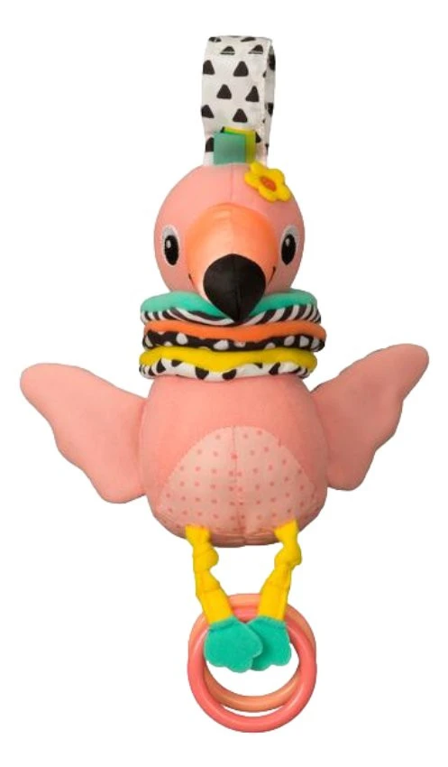Infantino Hug & Tug Flamingo Muziekdoosje BK-216246 1 Infantino Hug & Tug Flamingo Muziekdoosje BK-216246