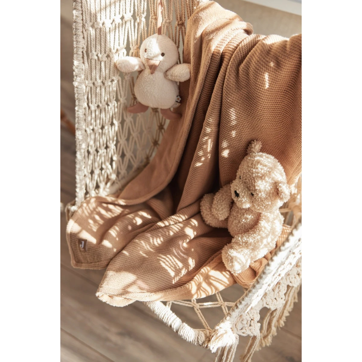 Jollein Basic Knit Biscuit / Fleece 75 X 100 Cm Wiegdeken 517-511-66072 - Afbeelding 8