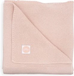 Jollein Basic Knit Pale Pink 100 X 150 Cm Ledikantdeken 516-522-65310