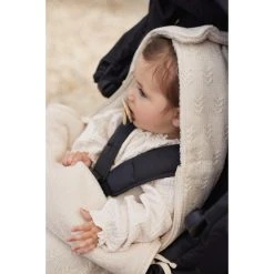 Jollein Grain Knit Oatmeal 3/5 Punts 0-9 Maanden Autostoel Voetenzak 025-811-67047 -KinderReisWereldNederland jollein grain knit oatmeal 0 9 maanden autostoel voetenzak 025 811 67047 3