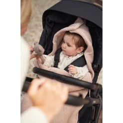 Jollein Grain Knit Wild Rose 3/5 Punts 0-9 Maanden Autostoel Voetenzak 025-811-67065 -KinderReisWereldNederland jollein grain knit wild 0 9 maanden autostoel voetenzak 025 811 67065 1