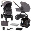 Kinderkraft A-Tour Dark Grey 3-in-1 Kinderwagen Incl. Autostoel KSATOU00DGR3000