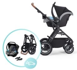 Kinderkraft B-Tour Ash Grey 3-in-1 Combi Kinderwagen Incl. Autostoel KSBTOU00DGR3000 -KinderReisWereldNederland kinderkraft b tour 3 in 1 ash grey wandelwagen ksbtou00dgr3000 17 1920x1920