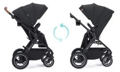 Kinderkraft B-Tour Deep Black 3-in-1 Combi Kinderwagen Incl. Autostoel KSBTOU00BLK3000 -KinderReisWereldNederland kinderkraft b tour 3 in 1 deep black wandelwagen ksbtou00blk3000 10