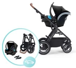 Kinderkraft B-Tour Deep Black 3-in-1 Combi Kinderwagen Incl. Autostoel KSBTOU00BLK3000 -KinderReisWereldNederland kinderkraft b tour 3 in 1 deep black wandelwagen ksbtou00blk3000 13