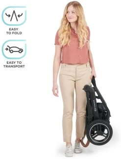 Kinderkraft B-Tour Deep Black 3-in-1 Combi Kinderwagen Incl. Autostoel KSBTOU00BLK3000 -KinderReisWereldNederland kinderkraft b tour 3 in 1 deep black wandelwagen ksbtou00blk3000 17