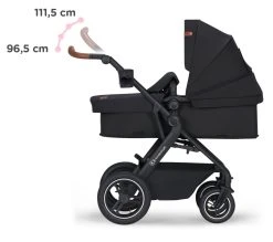 Kinderkraft B-Tour Deep Black 3-in-1 Combi Kinderwagen Incl. Autostoel KSBTOU00BLK3000 -KinderReisWereldNederland kinderkraft b tour 3 in 1 deep black wandelwagen ksbtou00blk3000 7