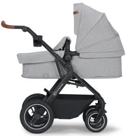Kinderkraft B-Tour Silver Grey 3-in-1 Combi Kinderwagen Incl. Autostoel KSBTOU00LGR3000 -KinderReisWereldNederland kinderkraft b tour 3 in 1 silver grey wandelwagen ksbtou00lgr3000 3 1920x1920