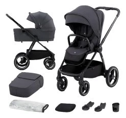 Kinderkraft Nea Deep Grey 2-in-1 Kinderwagen KSNEA000DGR2000