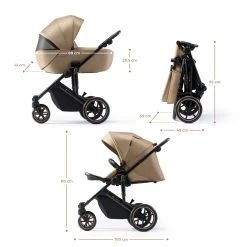 Kinderkraft Prime 2 Sandrose Beige 3-in-1 Kinderwagen Incl. Autostoel KSPRIM02BEG3000 -KinderReisWereldNederland kinderkraft prime 2 beige 3 in 1 kinderwagen ksprim02beg3000 9