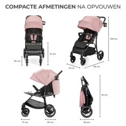 Kinderkraft Trig 2 Grey Wandelwagen KSTRIG2TGRY0000 -KinderReisWereldNederland kinderkraft trig 2 pink wandelwagen kstrig2tpnk0000 2 1