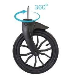 Kunert Booster Black Graphite Tandem Duowagen BO-03-BLACK -KinderReisWereldNederland kunert booster black graphite tandem duowagen bo 03 black 19