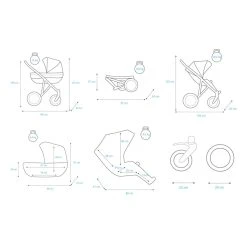 Kunert Booster Black Graphite Tandem Duowagen BO-03-BLACK -KinderReisWereldNederland kunert booster black graphite tandem duowagen bo 03 black 20