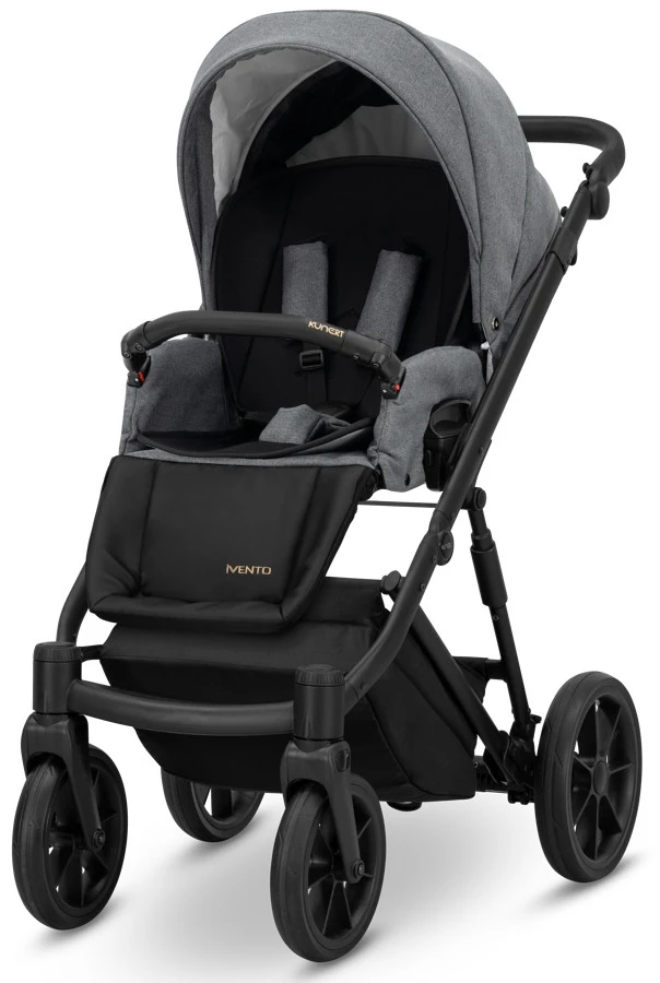 Kunert Ivento Black Deep Graphite 2-in-1 Kinderwagen IVE-09-BLACK 3 Kunert Ivento Black Deep Graphite 2-in-1 Kinderwagen IVE-09-BLACK - Afbeelding 3
