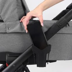 Kunert Lazzio Black Eco-Leather 2-in-1 Kinderwagen LAZ-11-BLACK -KinderReisWereldNederland kunert lazzio 2 in 1 kinderwagen laz 11 12