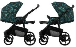 Kunert Mata Black Mocca 2-in-1 Combi Kinderwagen MATA-02-BLACK -KinderReisWereldNederland kunert mata 2 in 1 combi kinderwagen mata 10 3