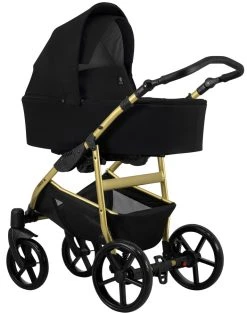 Kunert Mata Gold Black 2-in-1 Combi Kinderwagen MATA-10-GOLD