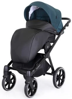 Kunert Talisman Black Green 2-in-1 Kinderwagen TA-04-BLACK -KinderReisWereldNederland kunert talisman black green 2 in 1 kinderwagen ta 04 black 7 2