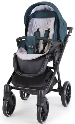 Kunert Talisman Black Green 2-in-1 Kinderwagen TA-04-BLACK -KinderReisWereldNederland kunert talisman black green 2 in 1 kinderwagen ta 04 black 9 2