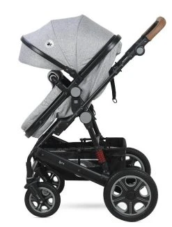 Lorelli Lora Cool Grey Elephants 3-in-1 Combi Kinderwagen Incl. Autostoel 1002128-2123D -KinderReisWereldNederland lorelli lora cool grey elephants 3 in 1 5
