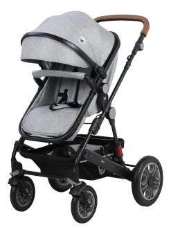 Lorelli Lora Cool Grey Elephants 3-in-1 Combi Kinderwagen Incl. Autostoel 1002128-2123D -KinderReisWereldNederland lorelli lora cool grey elephants 3 in 1 6