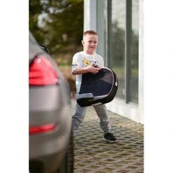 Lorelli Safety Junior Fix Black Crowns 15-36 Kg Isofix Booster 1007133-2105 -KinderReisWereldNederland lorelli safety junior fix 15 36 kg isofix booster 1007133