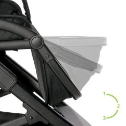 Lorelli Aria Grey 3-in-1 Kinderwagen Incl. Autostoel 1002177-2325 -KinderReisWereldNederland lorelli aria 3 in 1 combi details sfeer 11