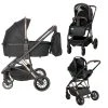 Lorelli Aria Black 3-in-1 Kinderwagen Incl. Autostoel 1002177-2352
