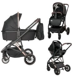 Lorelli Aria Black 3-in-1 Kinderwagen Incl. Autostoel 1002177-2352