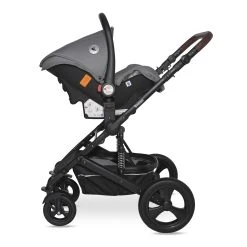 Lorelli Boston Dolphin Grey 3-in-1 Kinderwagen Incl. Comet Autostoel -KinderReisWereldNederland lorelli boston dolphin grey 3 in 1 kinderwagen incl. comet autostoel 3 3