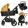 Lorelli Boston Lemon Curry 3-in-1 Kinderwagen Incl. Comet Autostoel
