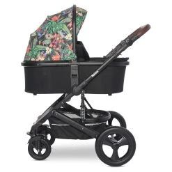 Lorelli Boston Tropical Flowers Black 3-in-1 Kinderwagen Incl. Comet Autostoel -KinderReisWereldNederland lorelli boston tropical flowers black 3 in 1 kinderwagen 11 2